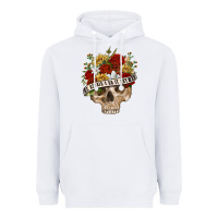 White Be Afraid&Do It Anyway Heavyweight Hoodie - RanaPortraitStore