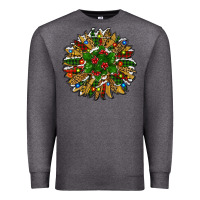 Charcoal Heather new year sunflower Premium Sweatshirt - RanaPortraitStore