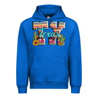 Cobalt texas tx aztec cactus leopard Urban Hoodie - AdoDesignShop