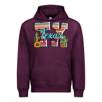 Mauve Wine texas tx aztec cactus leopard Urban Hoodie - AdoDesignShop