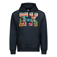 Navy texas tx aztec cactus leopard Urban Hoodie - AdoDesignShop