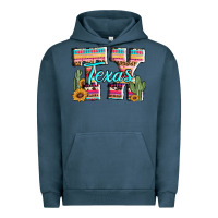 Pigment Midnight Navy texas tx aztec cactus leopard Urban Hoodie - AdoDesignShop