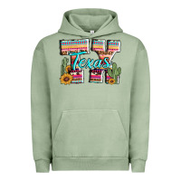 Pigment Oil Green texas tx aztec cactus leopard Urban Hoodie - AdoDesignShop