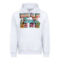 White texas tx aztec cactus leopard Urban Hoodie - AdoDesignShop