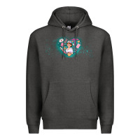 Charcoal Heather nurse and elements Premium Hoodie - AdoDesignShop