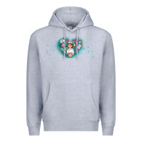 Heather Grey nurse and elements Premium Hoodie - AdoDesignShop
