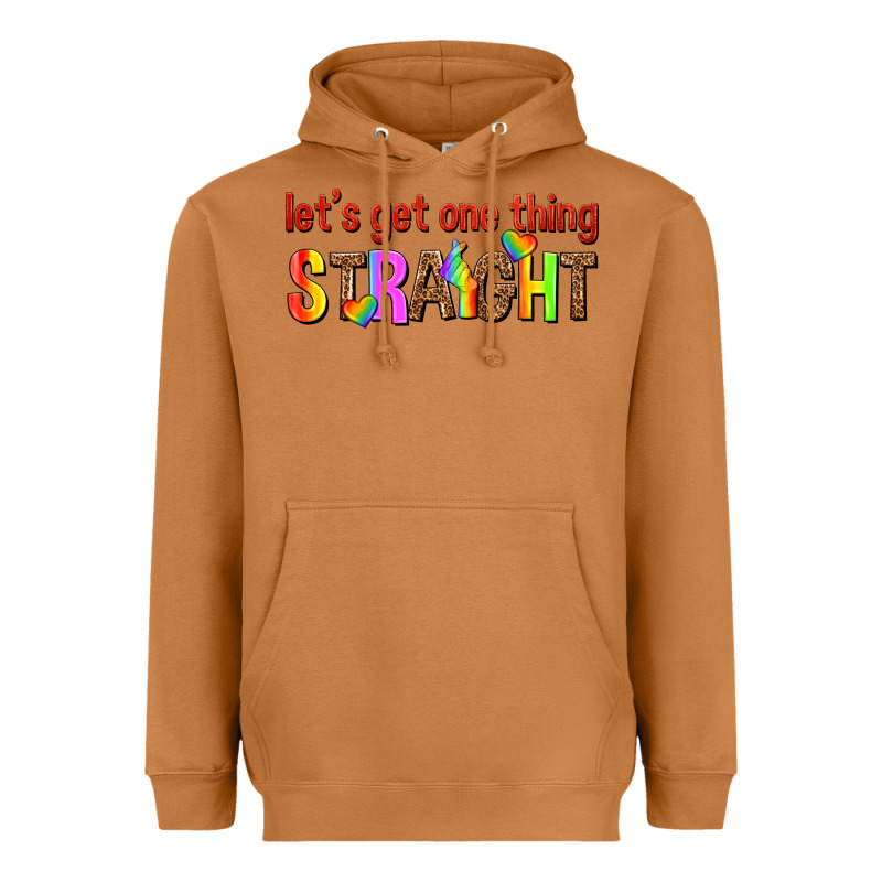 Lets Get One Thing Straight Heavyweight Hoodie by texasbilliewilder | Teevron