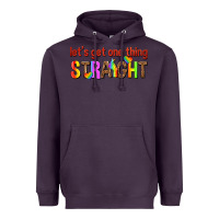 Plum lets get one thing straight Heavyweight Hoodie - texasbilliewilder