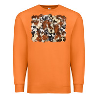 Carrot cowhide background Premium Sweatshirt - Zillion Design Studio
