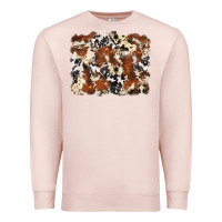 Pale Pink cowhide background Premium Sweatshirt - Zillion Design Studio