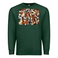 Sports Green cowhide background Premium Sweatshirt - Zillion Design Studio
