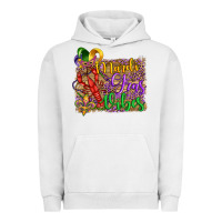 Pigment Lunar Rock mardi gras vibes crawfish mask and fleur de lis Urban Hoodie - Artiststas