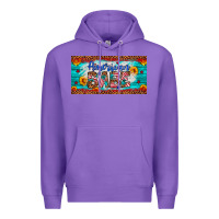 Purple american babe Premium Hoodie - Artiststas