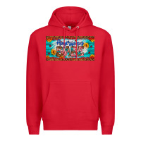 Red american babe Premium Hoodie - Artiststas