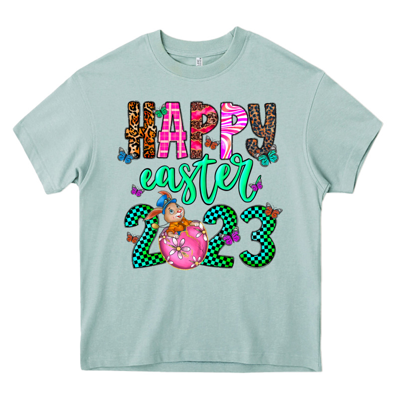 Happy Easter Heavy Core Tee by CowhideDigitalArt | Teevron