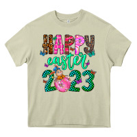 Mossy Happy Easter Heavy Core Tee - CowhideDigitalArt