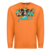 Cow Junkie Premium Sweatshirt | Teevron