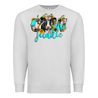 Dove Grey cow junkie Premium Sweatshirt - Zillion Design Studio