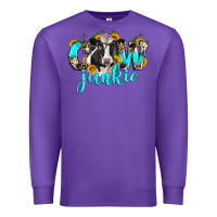 Purple cow junkie Premium Sweatshirt - Zillion Design Studio