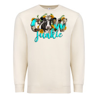 Sandshell cow junkie Premium Sweatshirt - Zillion Design Studio