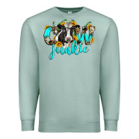 Seafoam cow junkie Premium Sweatshirt - Zillion Design Studio