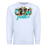 White cow junkie Premium Sweatshirt - Zillion Design Studio