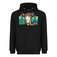 Mom With Bull Skull Heavyweight Hoodie | Teevron