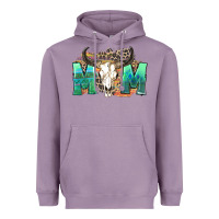 Lavender mom with bull skull Heavyweight Hoodie - Zillion Design Studio
