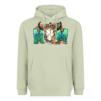 Matcha mom with bull skull Heavyweight Hoodie - Zillion Design Studio