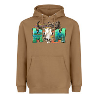 Toasted Coconut mom with bull skull Heavyweight Hoodie - Zillion Design Studio