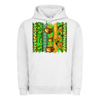 Pigment Lunar Rock st patricks gnomes and cloves with leopard  brushstrokes Urban Hoodie - Artiststas
