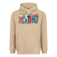 Mushroom mermaid tail coffee cups Heavyweight Hoodie - Zillion Design Studio