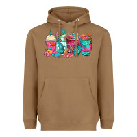 Toasted Coconut mermaid tail coffee cups Heavyweight Hoodie - Zillion Design Studio