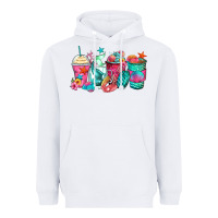 White mermaid tail coffee cups Heavyweight Hoodie - Zillion Design Studio