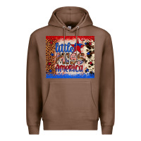 Chestnut little miss america Premium Hoodie - Artiststas