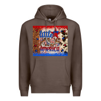 Coffee little miss america Premium Hoodie - Artiststas