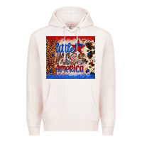 Pale Pink little miss america Premium Hoodie - Artiststas