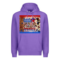 Purple little miss america Premium Hoodie - Artiststas