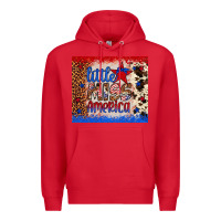 Red little miss america Premium Hoodie - Artiststas