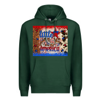 Sports Green little miss america Premium Hoodie - Artiststas