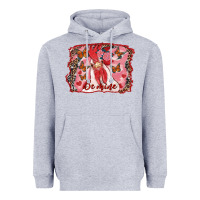 Heather Grey Be Mine Rooster Heavyweight Hoodie - RanaPortraitStore