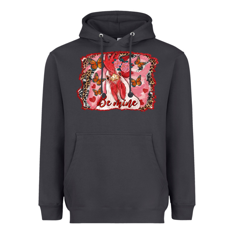 Be Mine Rooster Heavyweight Hoodie by RanaPortraitStore | Teevron