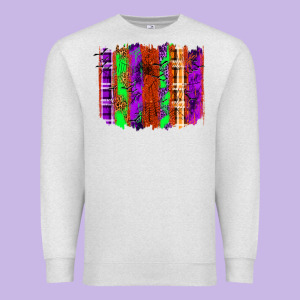 Halloween Brushstrokes Premium Sweatshirt Designed By Texasbilliewilder