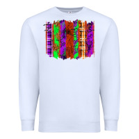 White Halloween Brushstrokes Premium Sweatshirt - texasbilliewilder