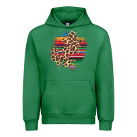 Emerald serape leopard patch Urban Hoodie - AdoDesignShop