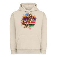Pigment French Oak serape leopard patch Urban Hoodie - AdoDesignShop