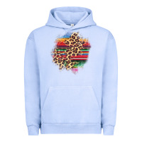 Pigment Grape Ice serape leopard patch Urban Hoodie - AdoDesignShop