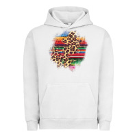 Serape Leopard Patch Urban Hoodie | Teevron