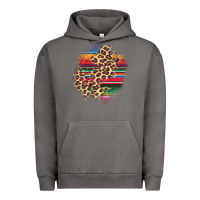 Pigment Tornado serape leopard patch Urban Hoodie - AdoDesignShop