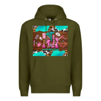 Army Green ma medical assistant and elements Premium Hoodie - AdoDesignShop
